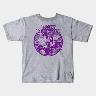 Rocky Mountain National Park Vintage Kids T-Shirt